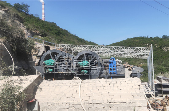 洗砂厂用时产量120吨的XSD3016叶轮洗砂机加工工艺流程以及现场视频