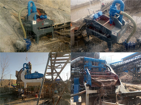 石英砂细砂回收机，100吨/200吨/300吨，大小各异，产量不同